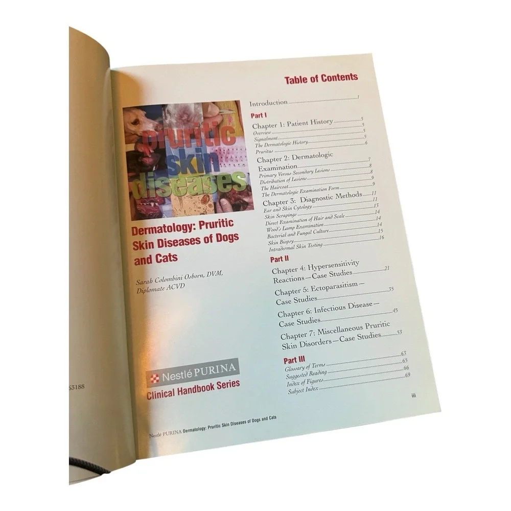 Dermatology Pruritic Skin Diseases of Dogs and Cats Purina Clinical Handbook Vet